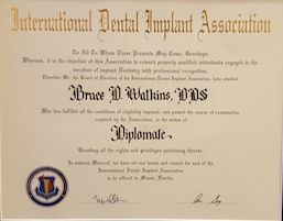 Diplomate, International Dental Implant Association